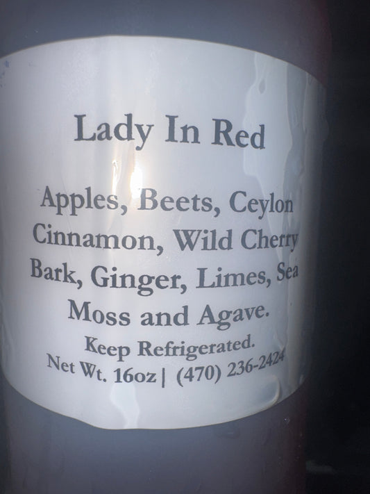 Lady in Red Fresh Pressed Juice (Food Truck/Pop Up only)